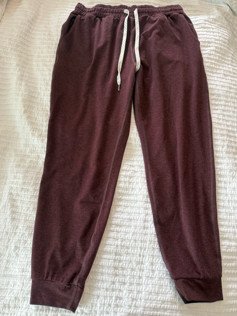 Vuori Maroon Drawstring Jogger EUC 1041